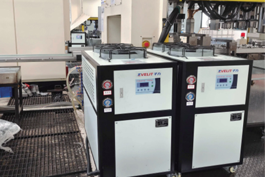 電池外殼壓鑄行業風冷式冷水機使用案例